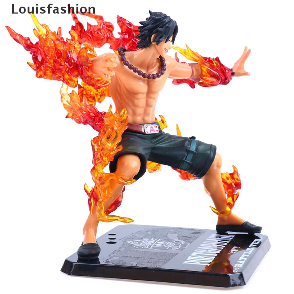 [Louisfashion] One Piece Action Figure Doll Anime PVC Model Toy Luffy Zoro Sauron Sanji Ace New Stock