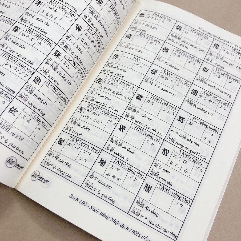 [FREESHIP] Sổ tay khổ A5 nâng cao khả năng học Kanji tiếng Nhật