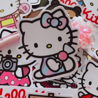 Set sticker Hello kitty hình dán