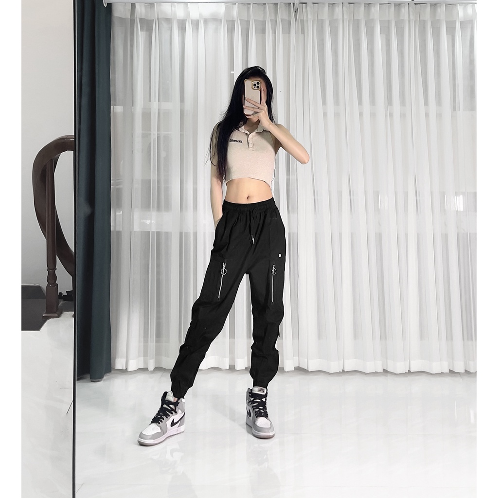 Quần Jogger - Quần Cargo Pant Kaki Túi Hộp Ống Rộng Nam Nữ Unisex Hiphop