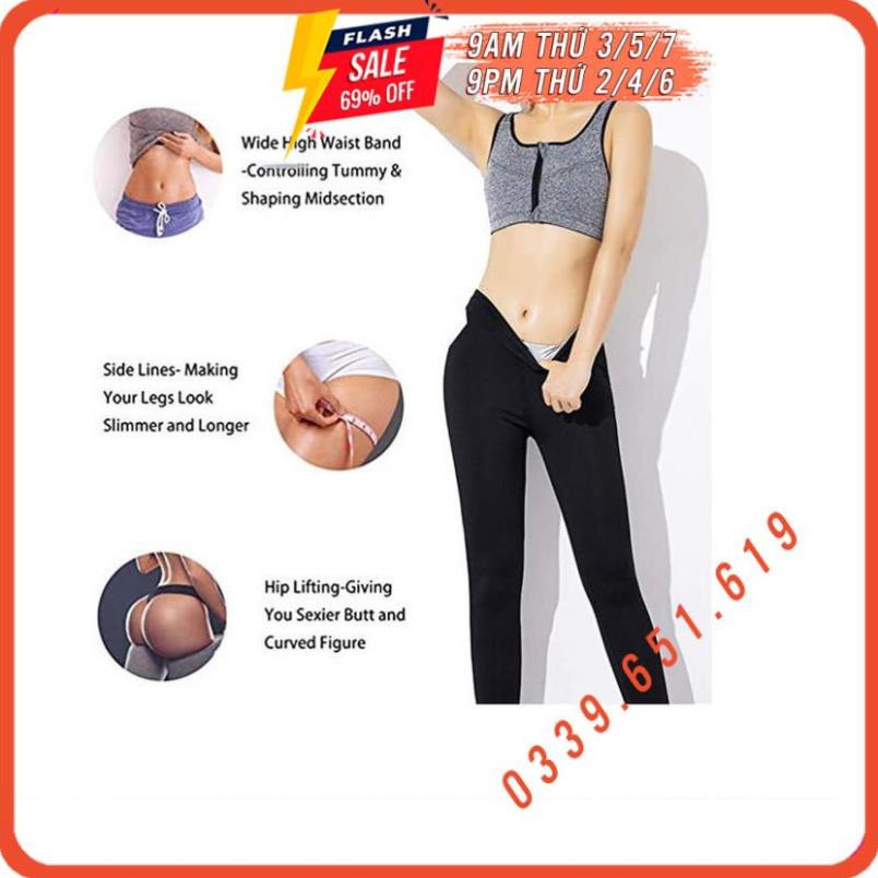 [Hàng Đẹp] Combo Quần Tập Quần Legging Kích Thích Đổ Mồ Hôi Kết Hợp Dây Kéo Đàn Hồi Tập Thể Lực Đa Năng