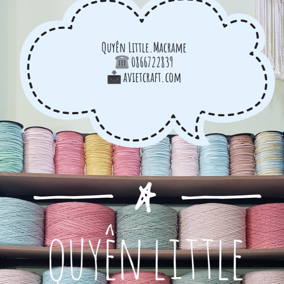Dây thừng Macrame dệt, Chuyên sỷ lẻ số lượng nhiều