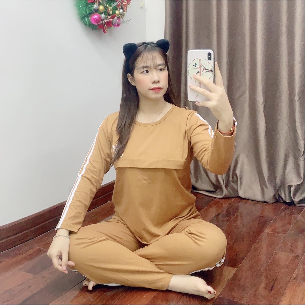( SALE ) Đồ bộ bầu - sau sinh mặc nhà - thời trang mới nhất - Chất liệu cotton ( A.DI.DAT )