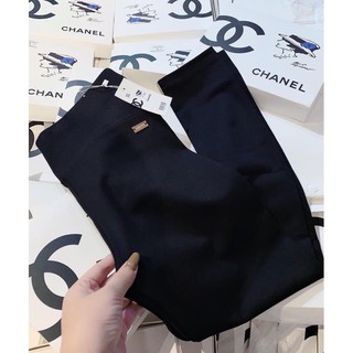 Quần legging cạp siêu cao CHANL, Quần Legging Cạp Cao Có Hộp