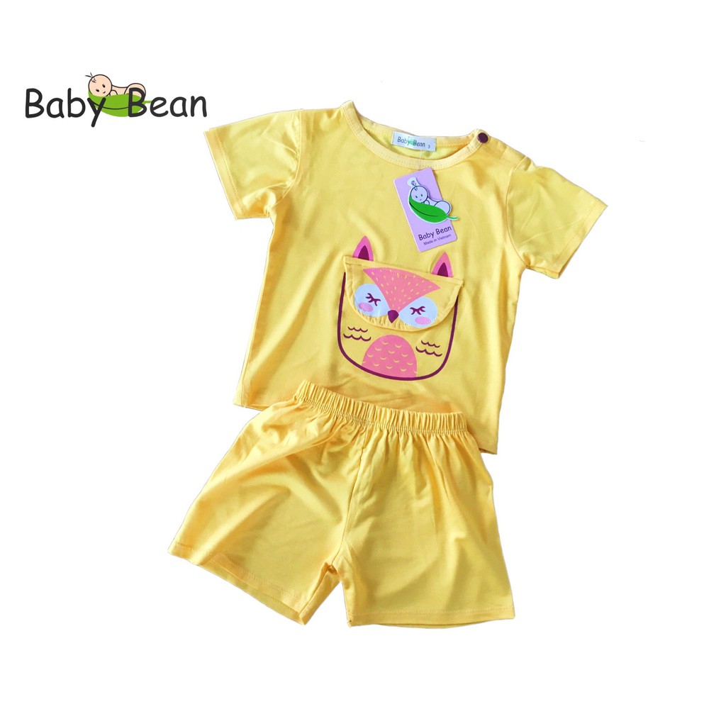 Bộ Đồ Thun Lạnh Tay Ngắn Quần Ngắn Bé Sơ Sinh Gái BabyBean MÀU NGẪU NHIÊN (7kg-13kg)