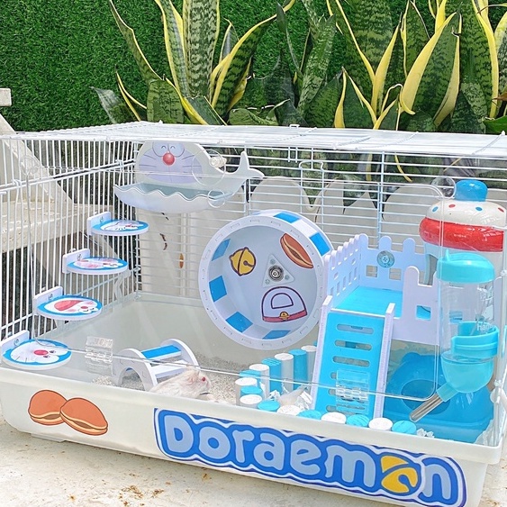 Bậc thang ĐÔ RÊ MON  nâng cấp trang trí lồng chuồng hamster