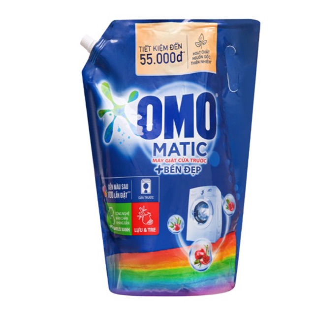 NƯỚC GIẶT OMO MATIC LỰU TRE BỀN ĐẸP CỬA TRƯỚC 2,9KG