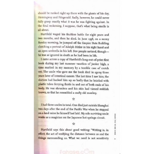 Sách Ngoại Văn - Wind (Hear The Wind Sing)