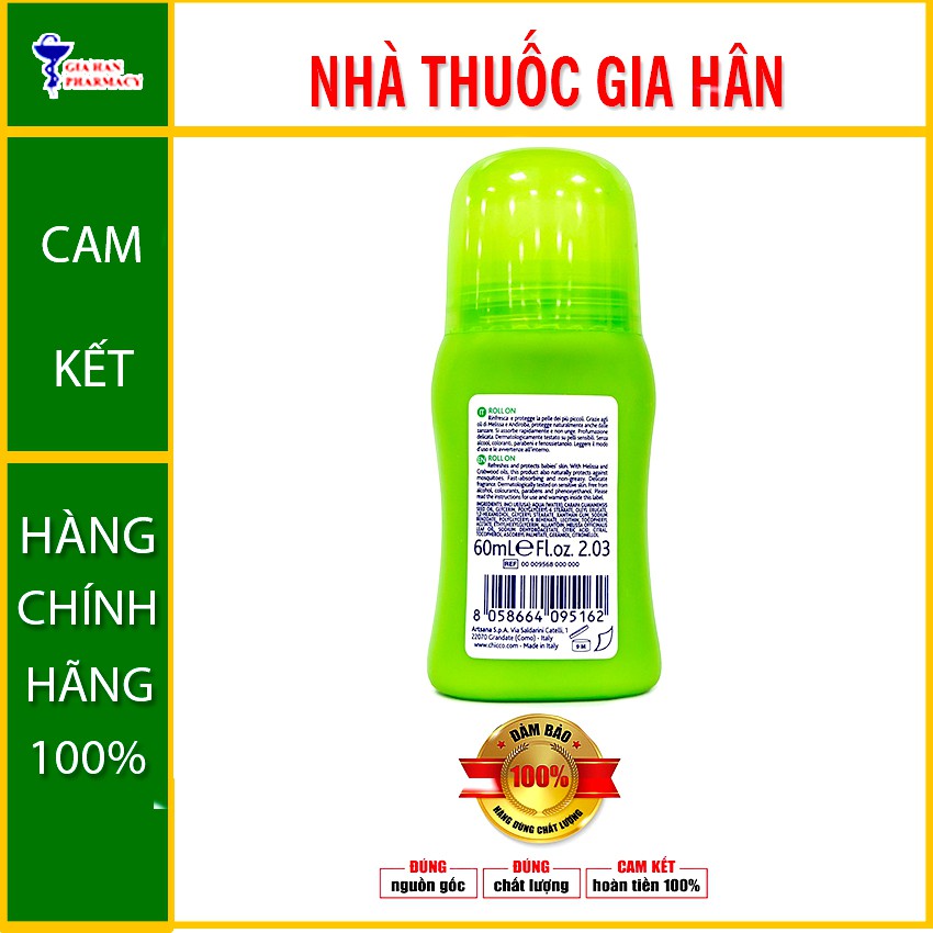 Lăn Đa Năng Xua Muỗi Chicco - Xoa Dịu Vết Sưng Tấy &amp; Dưỡng Da Hiệu Quả - Nhathuocgiahan