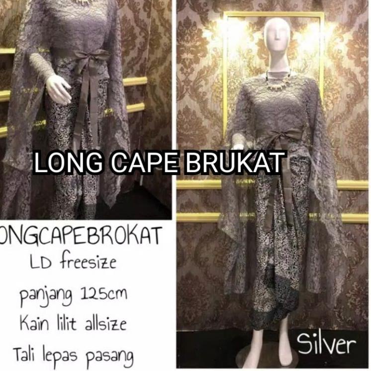 Hàng Có Sẵn Bộ Áo Choàng Dài B0VOQ LILIT KEBAYA BRUKAT Đầm BATIK Dài Dự Tiệc KEBAYA 40 Te | BigBuy360 - bigbuy360.vn