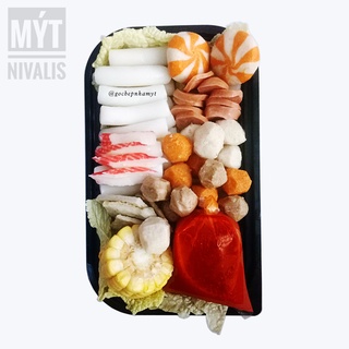 Combo Nguyên Liệu Nấu Lẩu Bánh Gạo Tokbokki (Set đầy đủ 12 món)