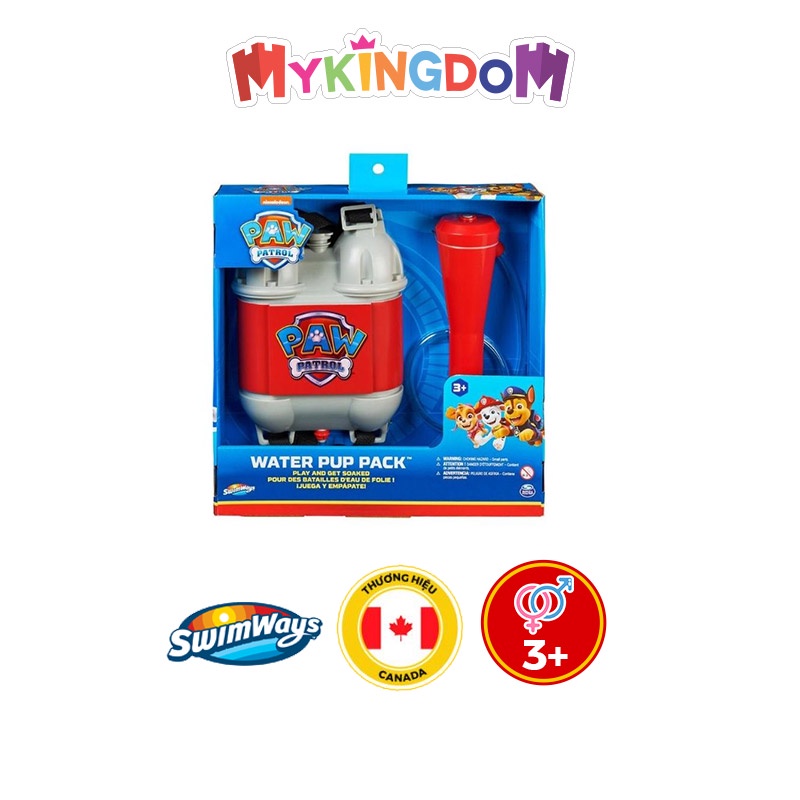 Đồ Chơi SWIMWAYS Ba Lô Kiêm Máy Phun Nước Paw Patrol 6052243