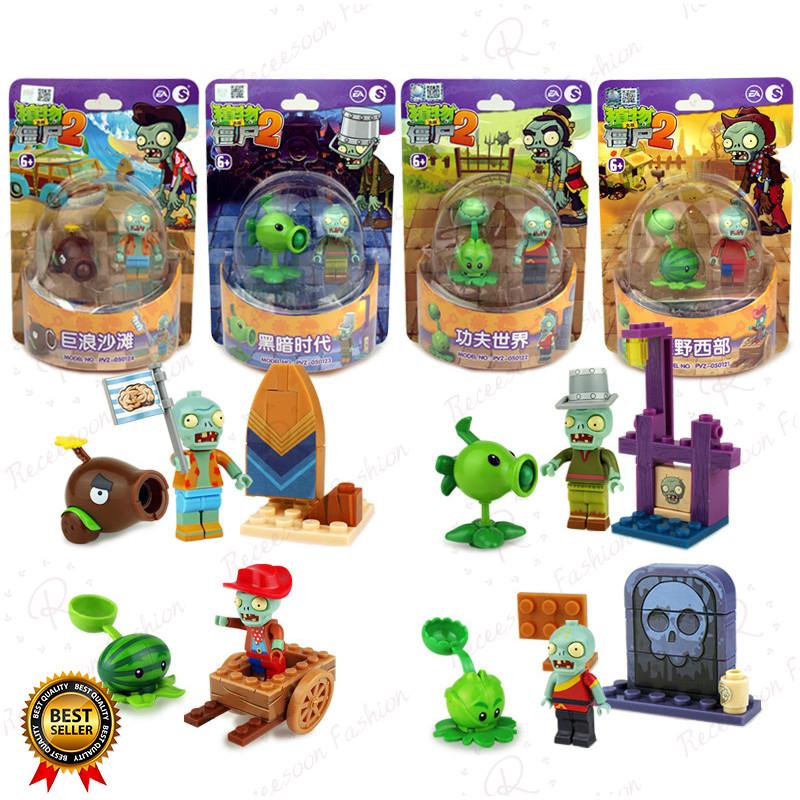 Bộ đồ chơi xếp hình Plants Vs Zombie cho bé