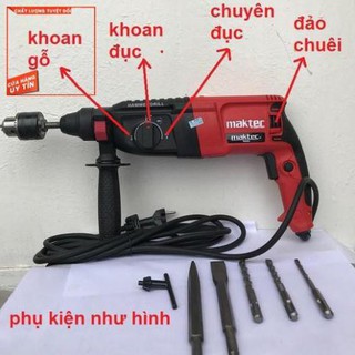 Máy khoan, đục bê tông Maktec 800w