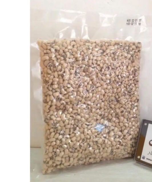 1kg Đậu trắng mắt cua hạt nhỏ