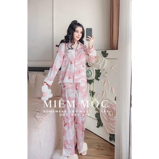 Đồ bộ pyjama nữ xước hàng thiết kế