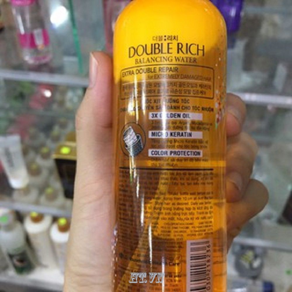 DOUBLE RICH xịt dưỡng chuyên sâu cho tóc nhuộm 250ml (chai cam xịt 250ml) với hd.shop mọi sản phẩm đều là chính hãng