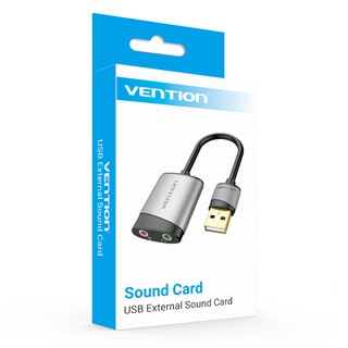 Bộ chuyển đổi âm thanh Vention thẻ âm thanh USB của sang micrô 3,5 mm Âm thanh nổi 2 trong 1