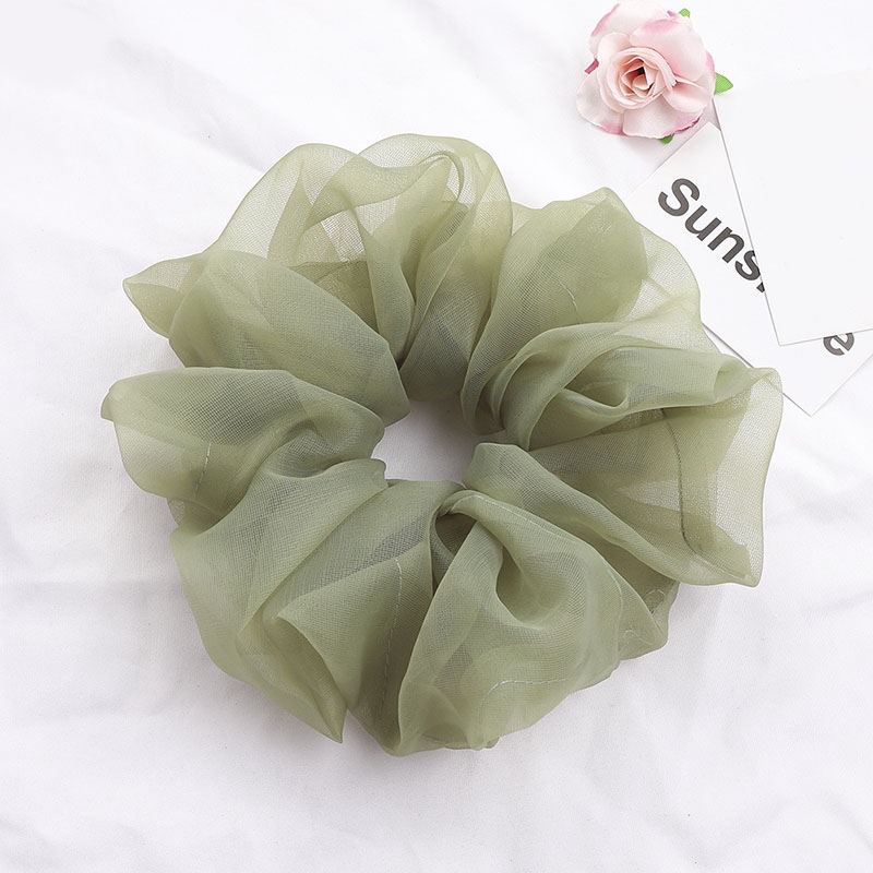 Dây Buộc Tóc Co Giãn Chất Liệu Chiffon Phong Cách Hàn Quốc Hair Scrunchies