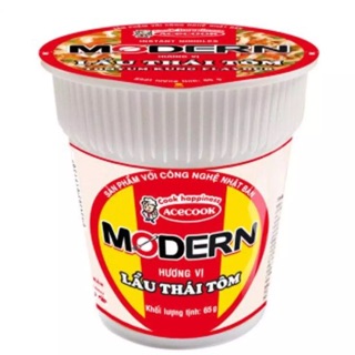 Mì Modern Vị Lẩu Thái Tôm thùng 24 ly