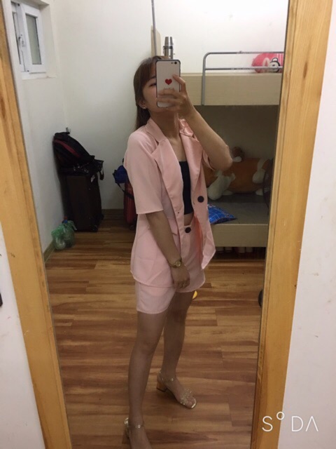 Sét 3 món áo vest + lót thun + quần short và ảnh thật