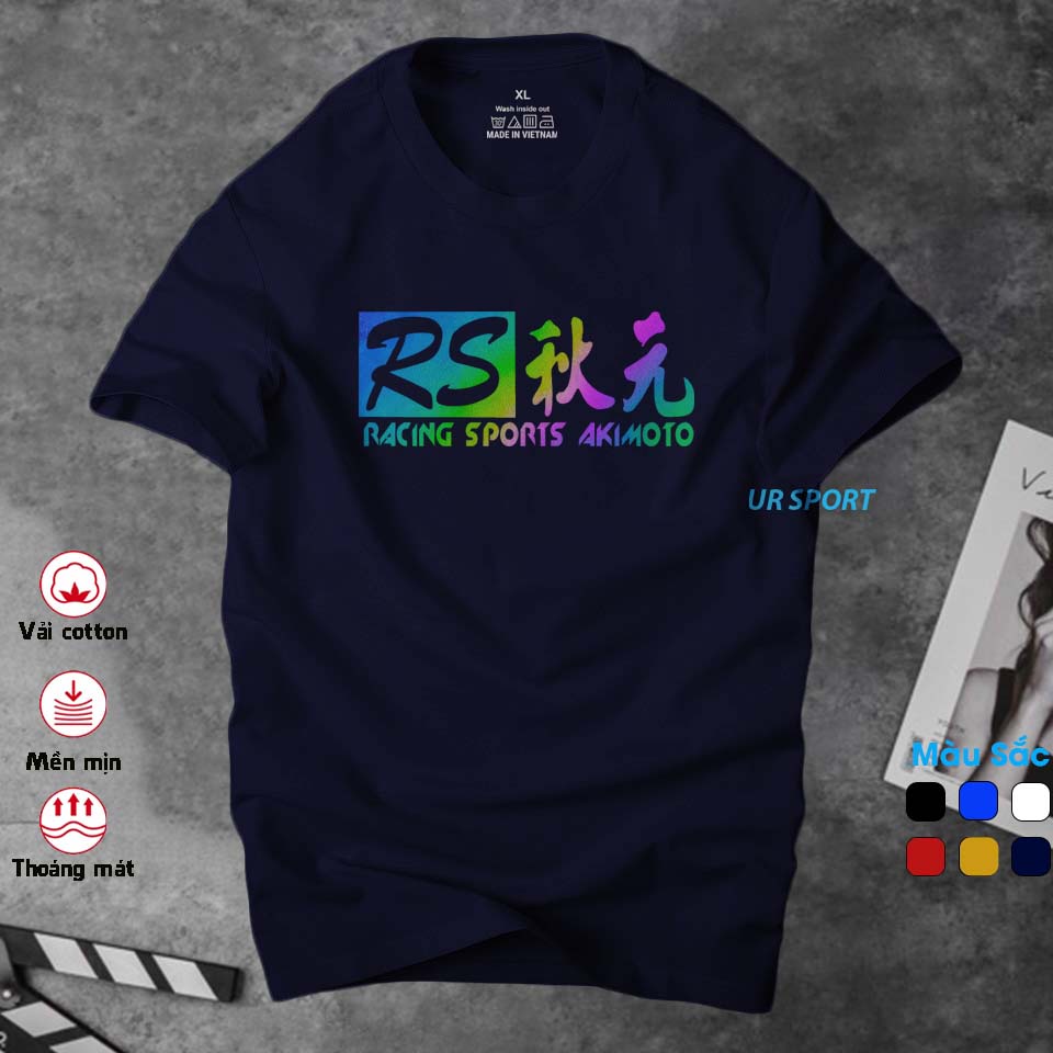Áo thun nam cổ tròn RS phản quang 7 màu năng động tính lịch lãm | ur sport
