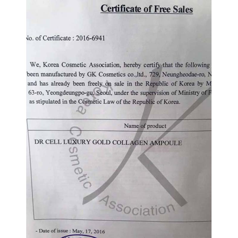 Tế Bào Gốc Luxuy Gold Collagen Ampoule Dr Cell, công nghệ Hàn Quốc Giúp Tái Tạo Làn Da Mới, Chăm Sóc Da Toàn Diện | BigBuy360 - bigbuy360.vn