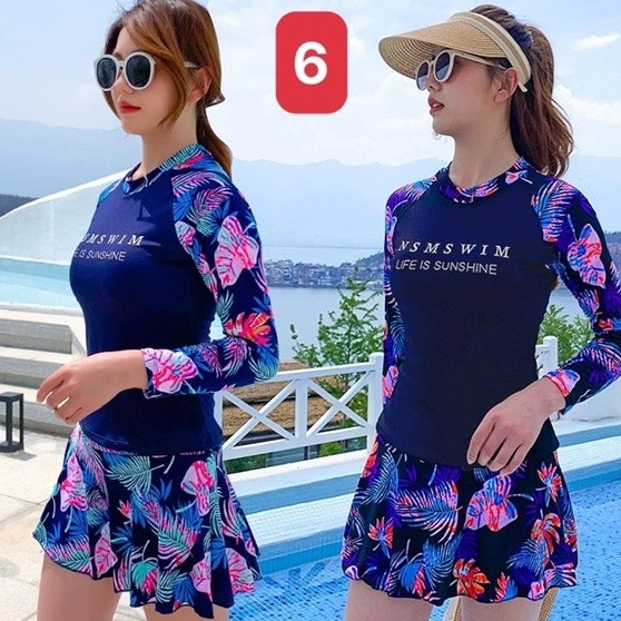 Bộ bơi nữ kín đáo dáng đẹp, che khuyết điểm siêu rẻ