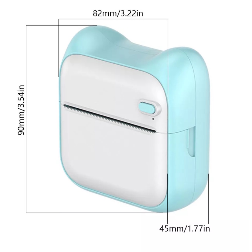 Máy in ảnh, in tài liệu blutooth mini dùng cho học tập
