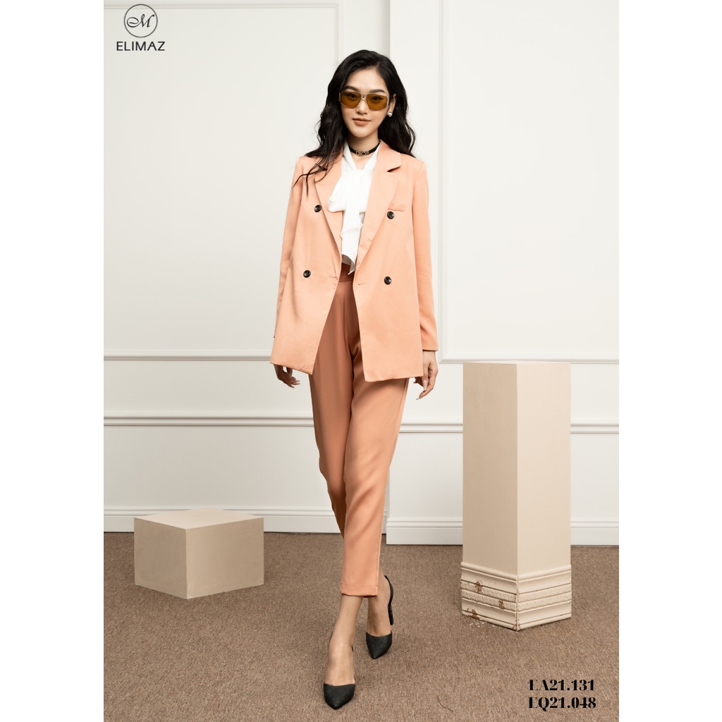 Áo vest nữ công sở ELIMAZ Blazer dài tay chất siêu nhẹ túi giả trước ngực | BigBuy360 - bigbuy360.vn