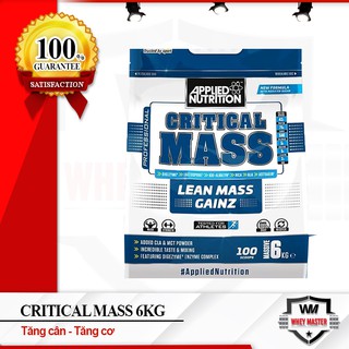 Applied nutrition. sữa dinh dưỡng tăng cân nhanh cao cấp cho người gầy | critical mass 6kg 12lbs