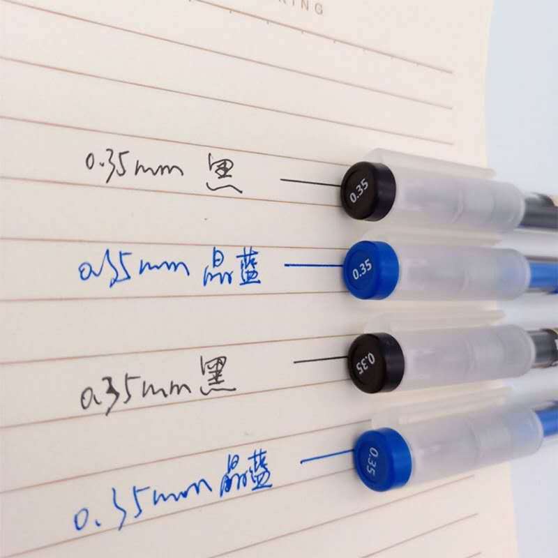 Bút mực gel 0.5/0.35mm du.pe Muji B41 mực đen/xanh/đỏ bút đầu kim nét viết đẹp