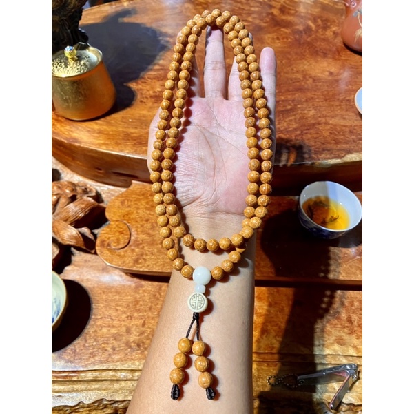 Tràng Hạt Kim Cang Thiên Nhiên 108 Mài Tròn 8li Giá Ưu Đãi