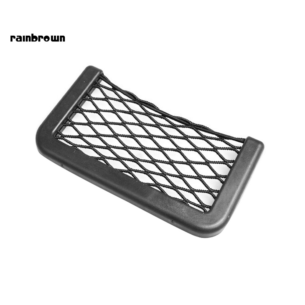 Túi lưới đựng điện thoại gắn xe hơi tiện lợi tùy chọn kích thước