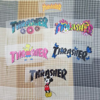 HOT Logo ủi THRASHER mẫu mới 🌟 LOGO ỦI - STICKER ỦI - DECAL ỦI - PATCH ỦI 🌟