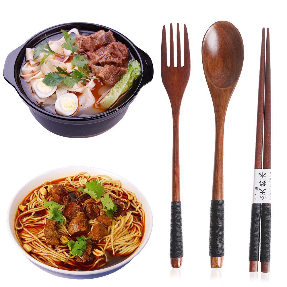 FAY Bộ Muỗng Nĩa Đũa Tự Nhiên Handmade Chất Lượng Cao