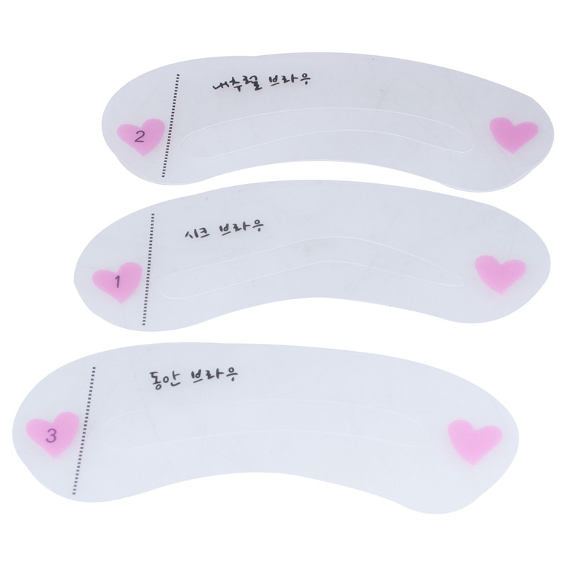 (Hàng Mới Về) Set 6 Khuôn Kẻ Lông Mày Trang Điểm Tiện Dụng | BigBuy360 - bigbuy360.vn