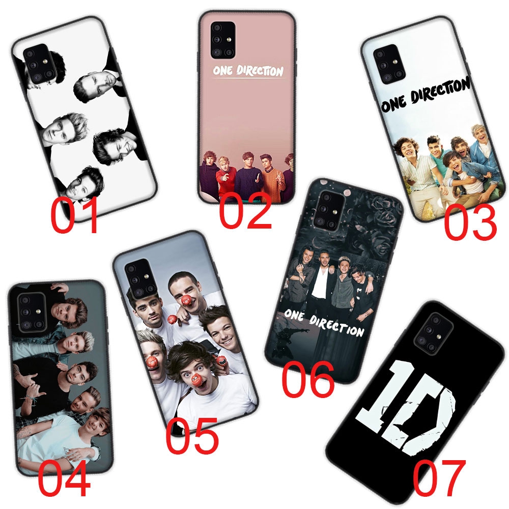 Ốp Điện Thoại Họa Tiết One Direction Viền Đen Dành Cho Samsung Galaxy A11 A21 A41 A51 A71 A81 A91