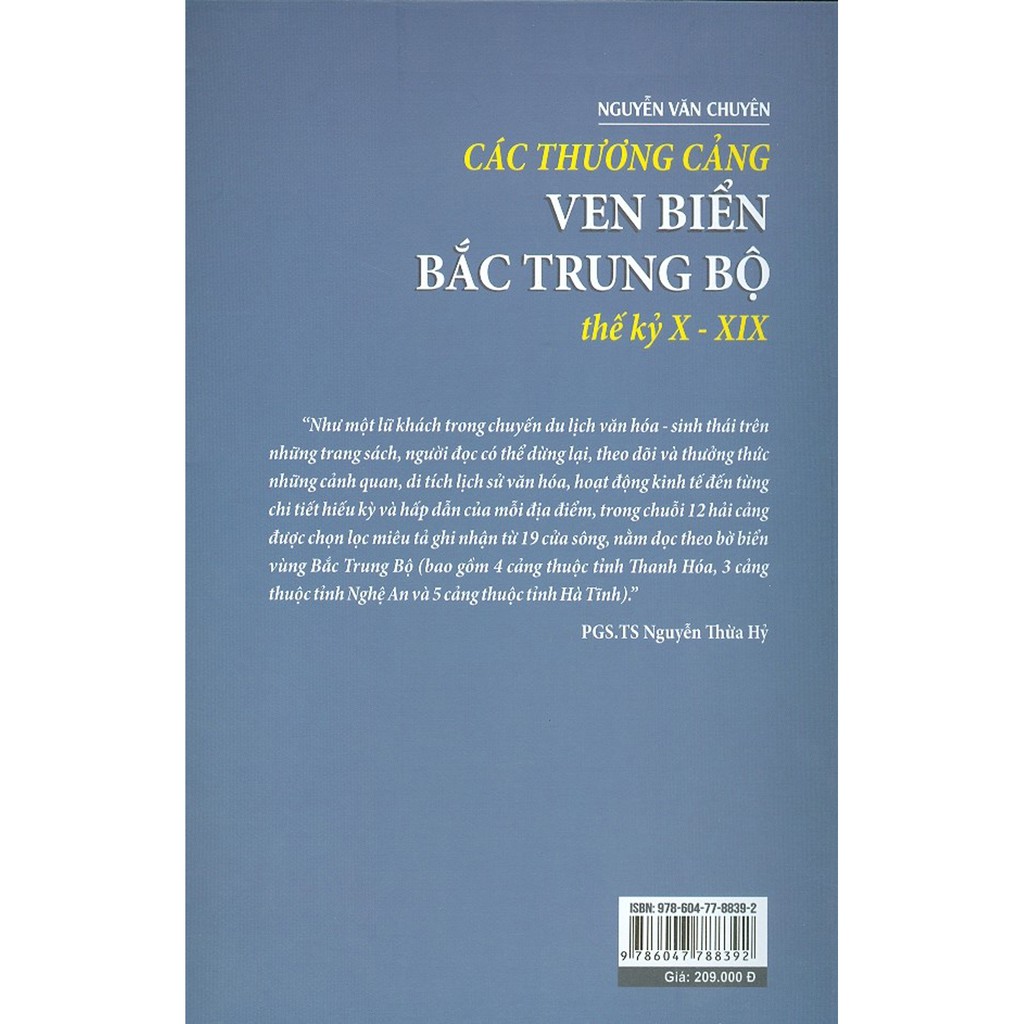 Sách - Các Thương Cảng Ven Biển Bắc Trung Bộ Thế Kỷ X - XIX