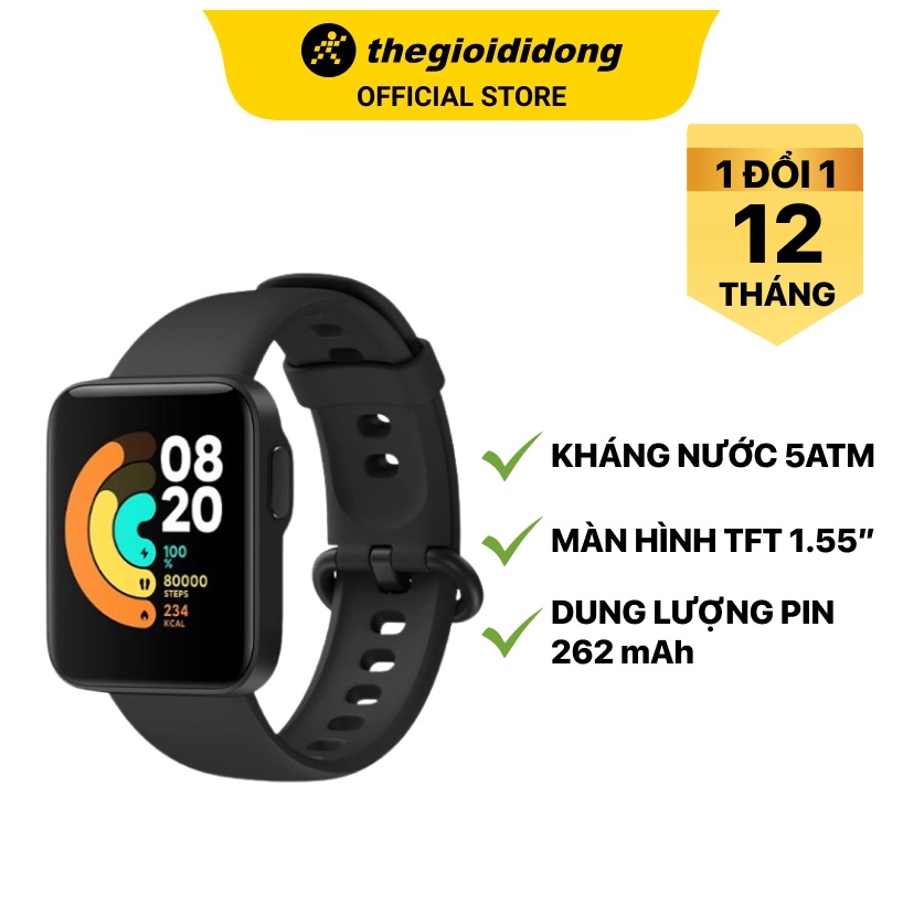 Xiaomi Redmi Watch 2 Lite kháng nước 5ATM đo SPO2 - Chính hãng BH 12 tháng