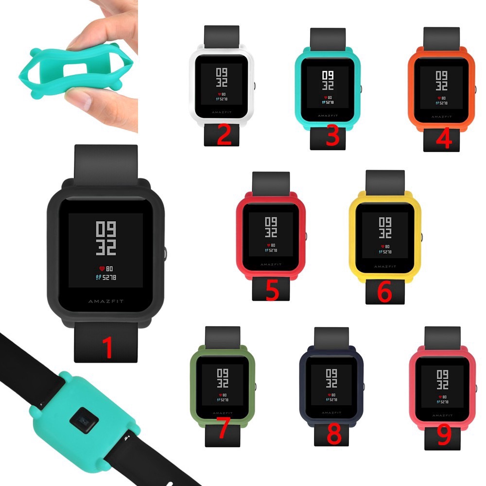 Ốp silicon bảo vệ màn hình đồng hồ thông minh Huami Amazfit Bip BIT PACE Lite Youth