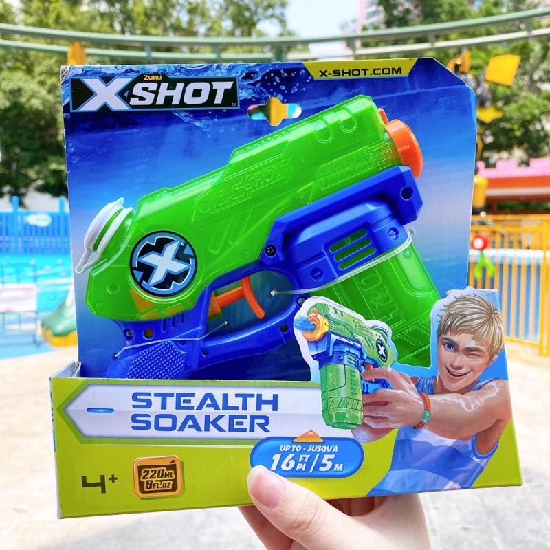 Súng Phun Nước XShot Đôi 220ml - 5M Chính Hãng Zuru