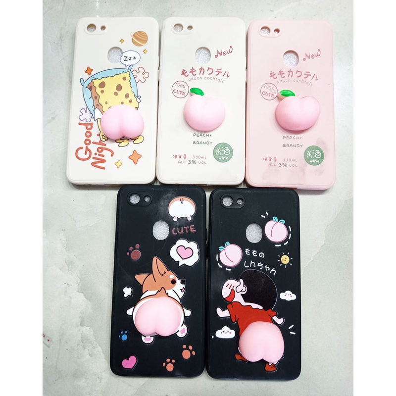 Ốp lưng điện thoại Oppo F7 silicon bền dẻo bonus cục silicun siêu mềm đàn hồi cao hợp khung hình tăng độ đáng yêu