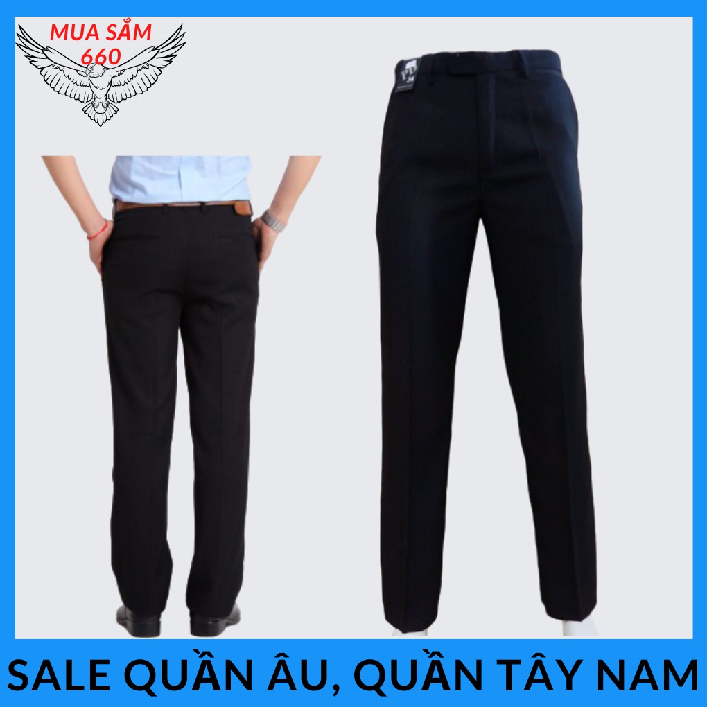 Sale quần âu, quần tây nam công sở ống suông trung niên có 3 màu size từ 27 đến 35-MS02