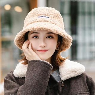 Mũ bucket nỉ lông cừu phong cách hàn quốc giữ ấm cho nữ - LADY