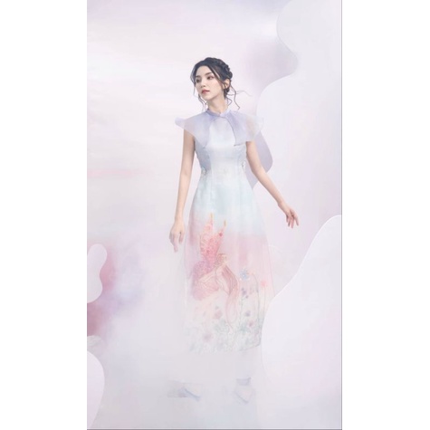 😘Siêu phẩm áo dài tơ óng đính kết cao cấp đẹp hàng cao cấp Áo dài thiết kế giá rẻ bán lẻ rẻ như bán buôn