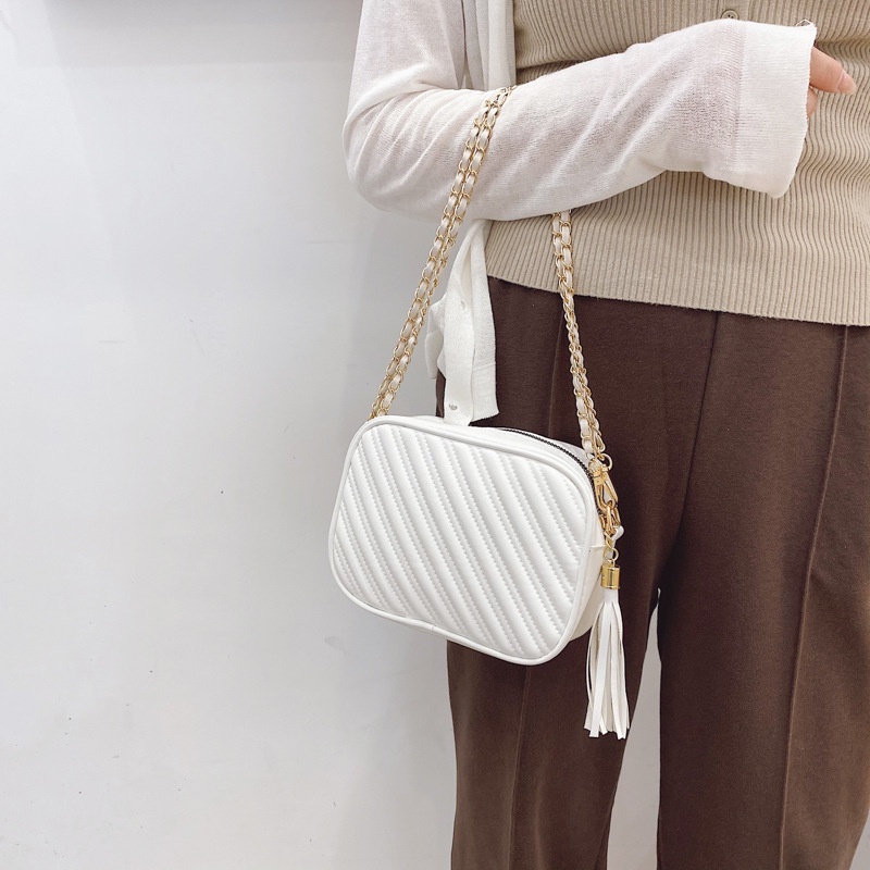 Ringer Túi Đeo Chéo Da Pu Thêu Họa Tiết Đơn Giản Cổ Điển Thời Trang Cho Nữ 2021