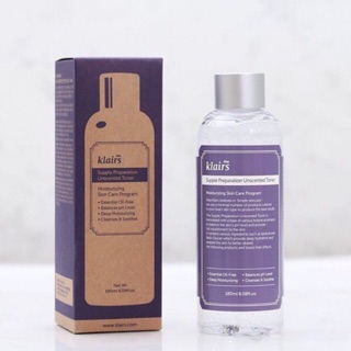 [Toner] Nước Hoa Hồng Không Mùi Klairs Supple Preparation Unscented Toner