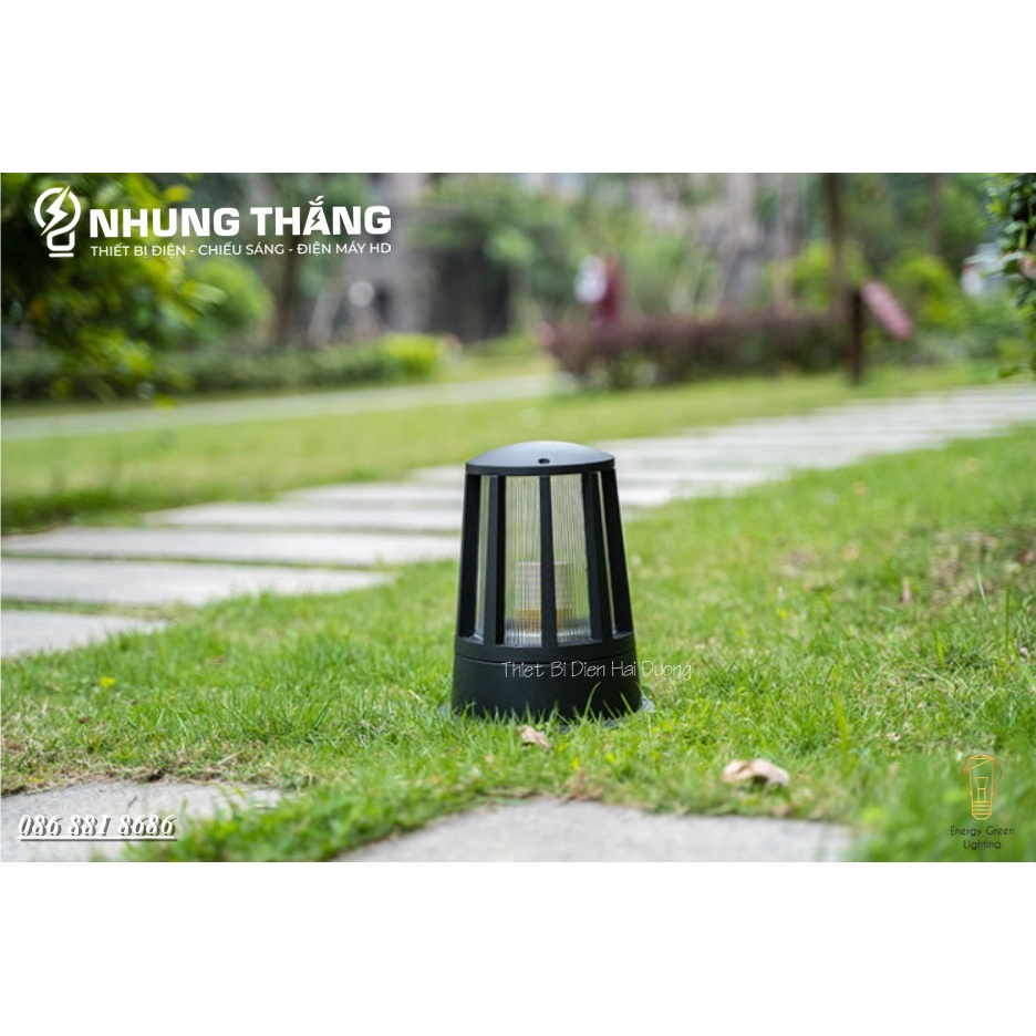Đèn Sân Vườn Ngoài Trời LT-051 - Trụ Cổng Cột Đèn Hàng Rào Mái Hiên - Chống Nước Cao Cấp Decor Vintage - Kèm Bóng Led
