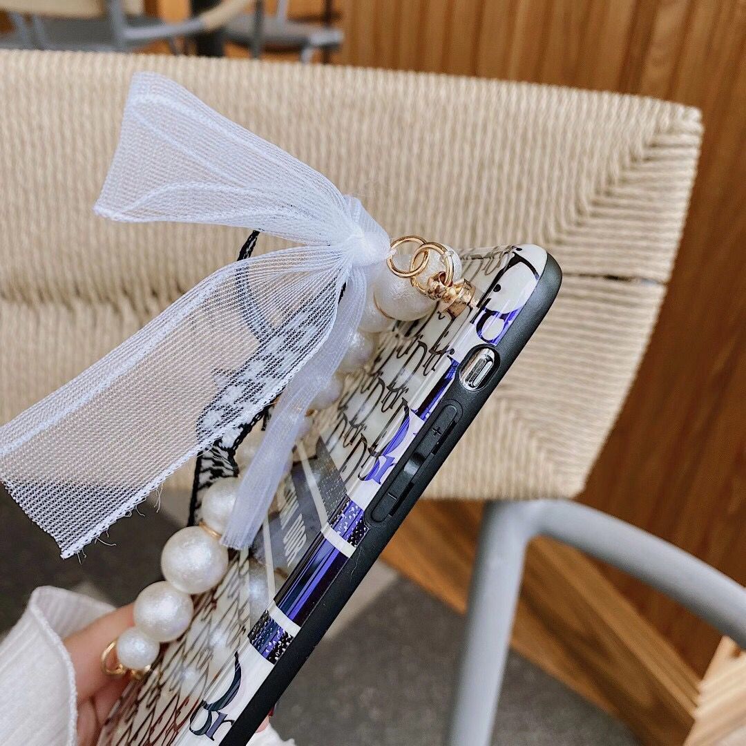 Ốp điện thoại chống sốc đính ngọc trai có vòng tay cho IPhone 11 pro Max X XS XR XSMAX 6 6s 7 8 Plus | BigBuy360 - bigbuy360.vn
